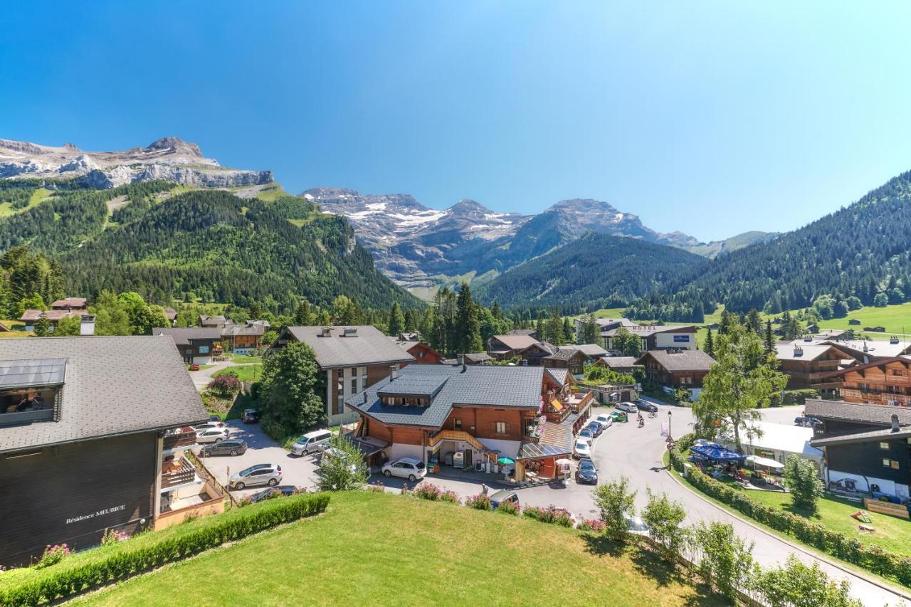 Magnifique Appartement Aux Diablerets Avec Vue Imprenable Les Diablerets Kültér fotó